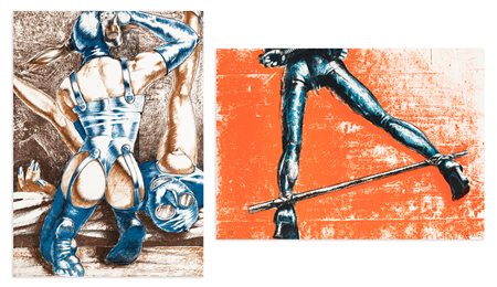 FRANCESCO DE GRANDI (1968) - Lotto unico composto da 2 litografie