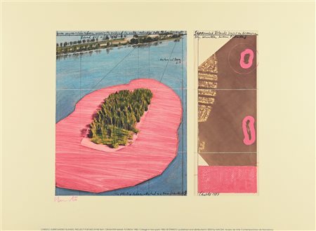 Christo, Christo SURROUNDED ISLANDS, PROJECT FOR BISCAYNE BAY, GREATER MIAMI, FLORIDA - 1983, 2003