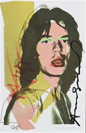 Andy Warhol, Andy Warhol Mick jagger invitation card
