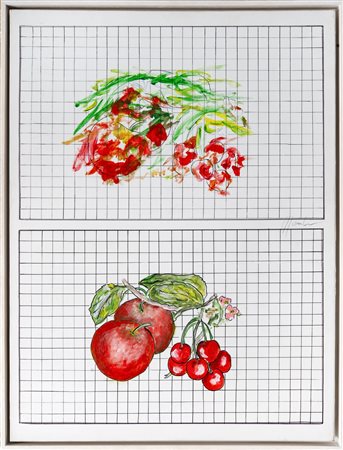 Aldo Mondino, Aldo Mondino Composizione di frutta, 1969