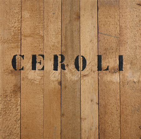 Mario Ceroli, Mario Ceroli Il volto e Ceroli, 1970
