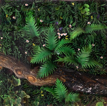 Piero Gilardi, Piero Gilardi Prato con tronco, 1992