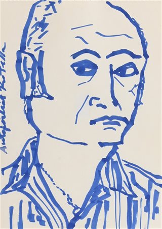 Mimmo Rotella, Mimmo Rotella Autoportrait, 1986