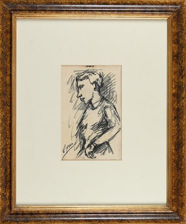 Ottone Rosai, Ottone Rosai Figura di profilo, 1938