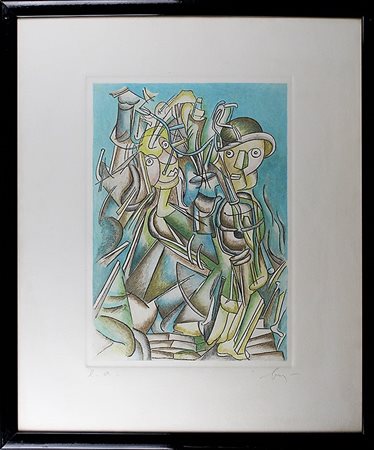 ENRICO BAI, "Personaggi cubisti"