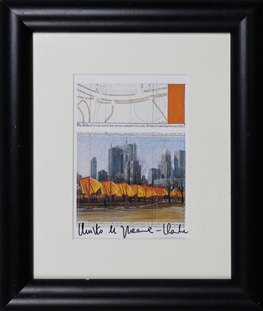 CHRISTO AND JEANNE-CLAUDE, "The gates, project for Central Park, New York city. XXIV", 2003