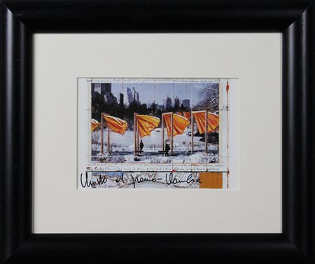 CHRISTO AND JEANNE-CLAUDE, "The gates, project for Central Park, New York city. XXXI", 2004
