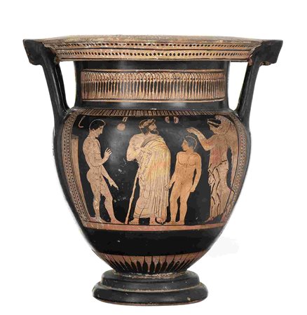 ATTIC RED-FIGURE COLUMN-KRATER Attributable to the Orpheus Painter, ca. 460 -...