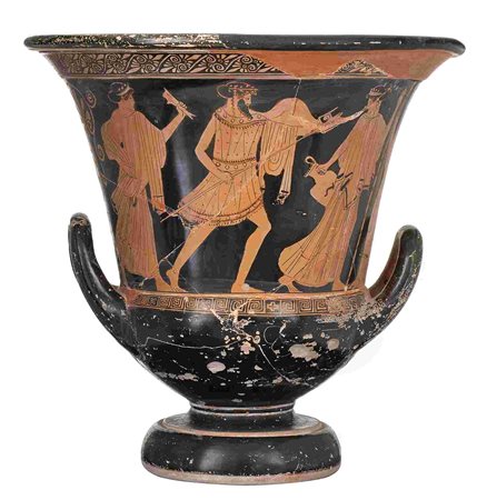 ATTIC RED-FIGURE CALYX-KRATER Attributable to the Zannoni Painter, ca. 460 -...