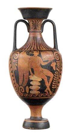 APULIAN RED-FIGURE AMPHORA Belonging to the Amphorae Group, ca. 340 - 320 BC...