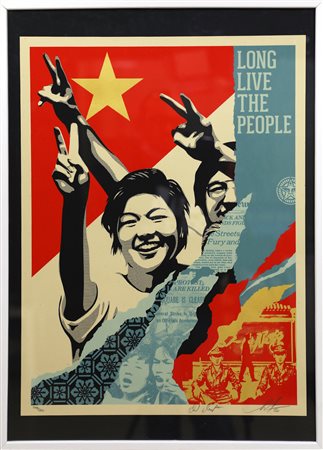 (Shepard Fairey) Obey, Long live the people, 2020