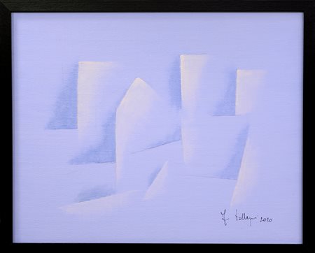 Franco Dallegri, Veduta sul borgo, 2020