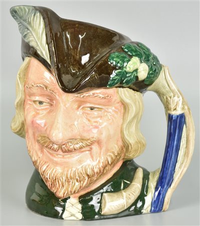 BROCCA in ceramica Royal Doulton raffigurante Robin Hood Inghilterra, meta'...