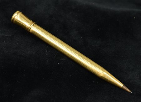 PORTAMINE portamie laminato in oro 18 k.r. Printator Stati Uniti, 1920 circa...