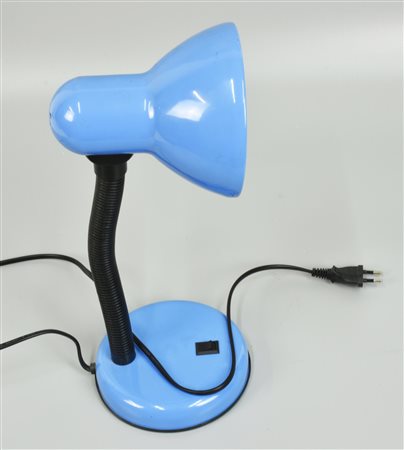 LAMPADA DA SCRIVANIA in plastica e metallo con collo pieghevole h massima cm 37