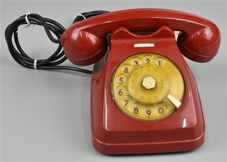 TELEFONO A DISCO marca Auso-Siemens, modello S62, prima ediz. Italia, 1960