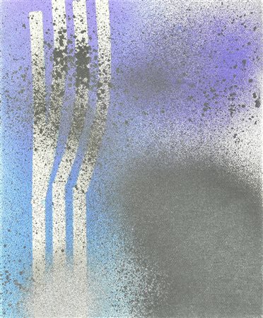 Nadia Costantini SCANSIONI DI SUP acrilico su tela, cm 24,3x19 sul retro:...