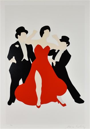 Marco Lodola TANGO serigrafia su carta, cm 100x70; es. 181/200 firma L'opera...