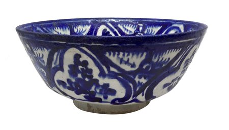 Ciotola in ceramica invetriata Persia, 19°  secolo