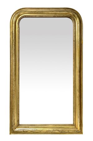 Specchiera in legno dorato, late 19°  secolo