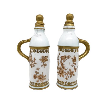 Limoges - Coppia bottigliette, 20°  secolo