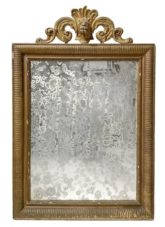 Specchiera in legno dorato, 19°  secolo