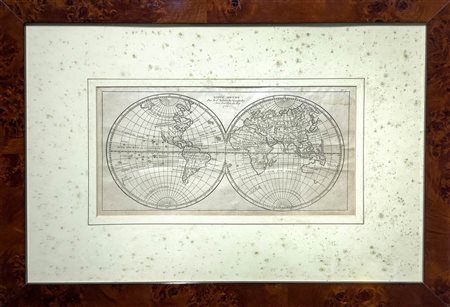 Robert de Vaugond (1688-1766)  - Mappemonde, carta geografica, 1755