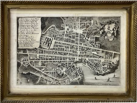 Planimetria della città di Catania