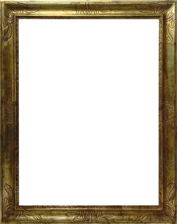 Cornice in legno a vassoio dorata a foglia, Inizi  20°  secolo