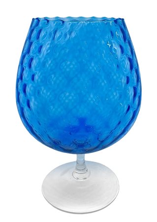 BOCCIA AZZURRA IN VETRO