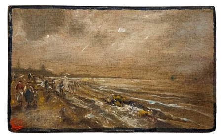 Personaggi sulla spiaggia, 20°  secolo