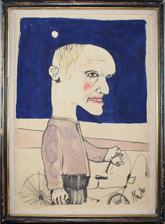 MARCO PERRONI, "Fuga dal manicomio nella notte", 1994