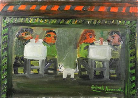 RAFFAELE FANANOLES, "Coppie al ristorante"