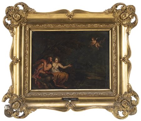 Scuola dell'inizio del secolo XVII

Ninfa e Satiro
Olio su lavagna, cm 25,5x33,