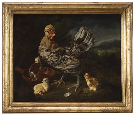 Giovanni Agostino Cassana (Venezia 1658 - Genova 1720)

Composizione con pollo