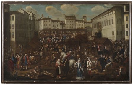 Scuola lombarda della fine del secolo XVII

Scena bambocciante
Olio su tela, cm