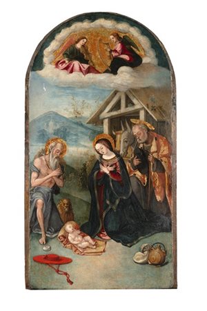 Scuola dell'Italia Settentrionale del secolo XVI

 Natività con San Girolamo e