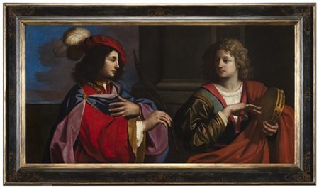 Benedetto Gennari David e Michol
Olio su tela, cm 70x130
In cornice 

L'opera è
