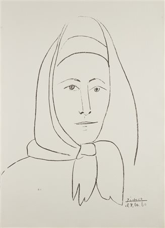 PICASSO PABLO (1881 - 1973) - Femme espagnole.