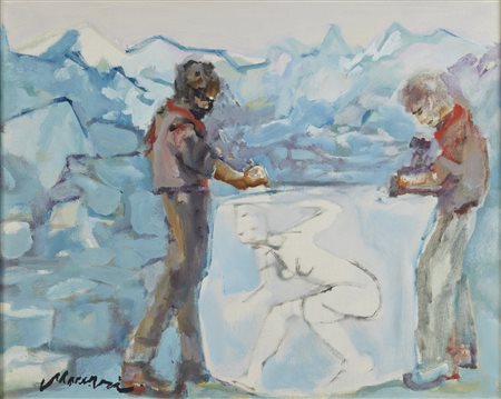 MACCARI MINO (1898 - 1989) - Senza titolo.