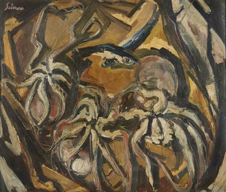 GALVANO ALBINO (1907 - 1991) - Pesci e polpi.