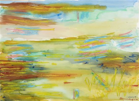 CORPORA ANTONIO (1909 - 2004) - Laguna in Africa.