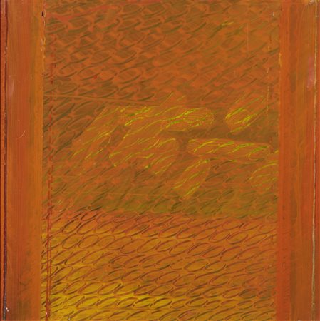 BIGGI GASTONE (1925 - 2014) - Ayron 130 "Partitura in ciel d'oro".