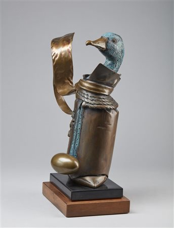 TRUBBIANI VALERIANO (n. 1937) - Incravattato cartoccio.