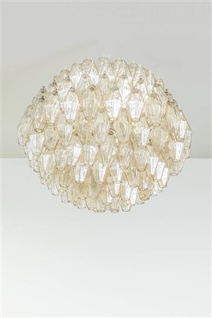 PAOLO VENINI<BR>Lampadario della serie Poliedri