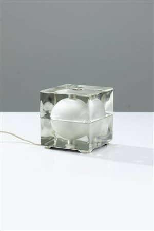 ALESSANDRO MENDINI<BR>Lampada mod. Cubosfera