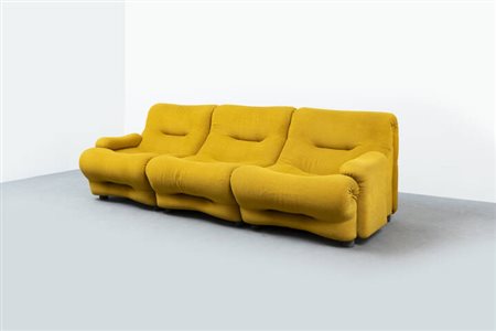 PADOVANO FELIX E GUARNACCI EMILIO<BR>Divano mod. Rezia