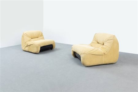 CLAUDIO VAGNONI<BR>Coppia di poltrone mod. Malù