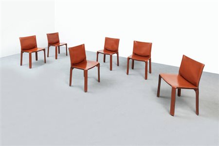 MARIO BELLINI<BR>Sei sedie mod. Cab 412