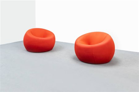 GAETANO PESCE<BR>Coppia di poltrone della serie Up